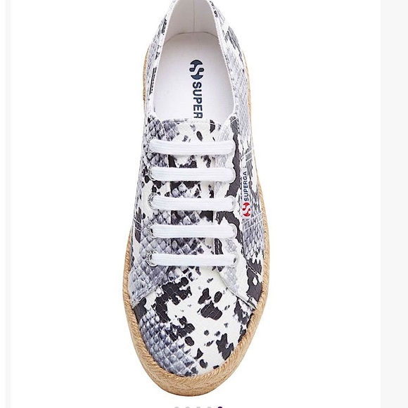 🛍️ NEW Superga Snake Print Espadrilles - Platform Sneakers